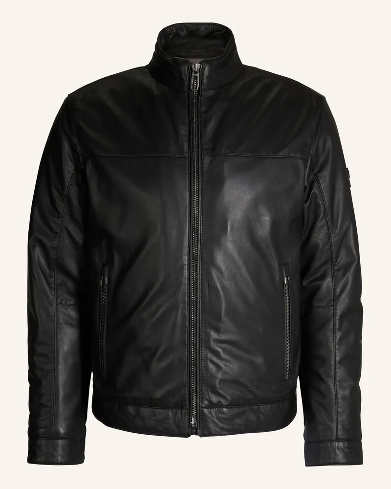 JOOP! Lederjacke Schwarz