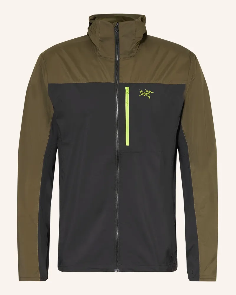 Arc'teryx ARC'TERYX Funktionsjacke SQUAMISH HOODY Khaki