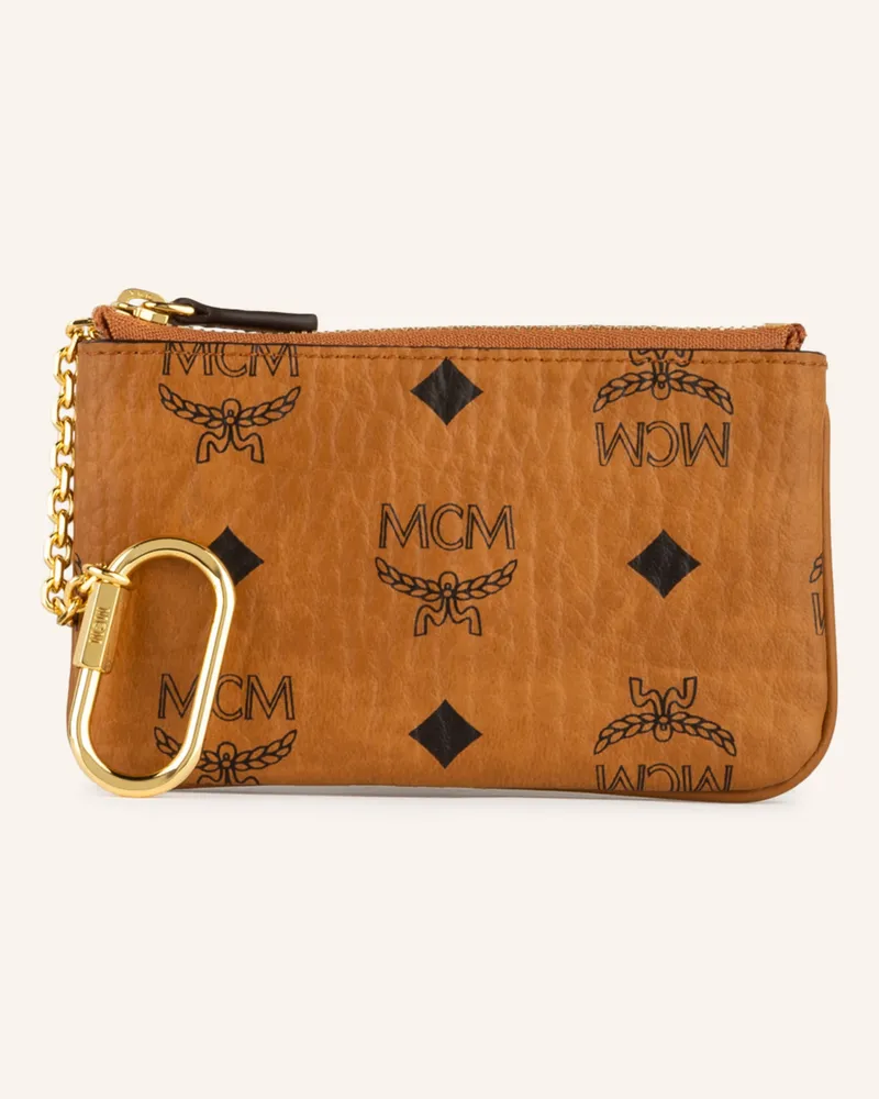 MCM Münzetui Veritas braun Cognac