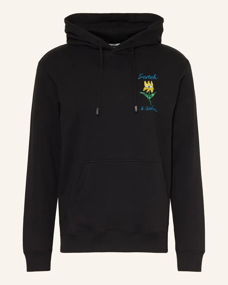 Scotch&Soda Hoodie schwarz Schwarz