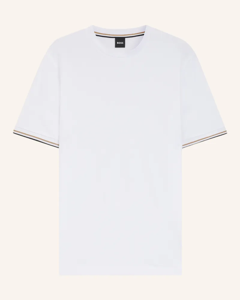 HUGO BOSS T-Shirt Thompson 04 Regular Fit weiss Weiss