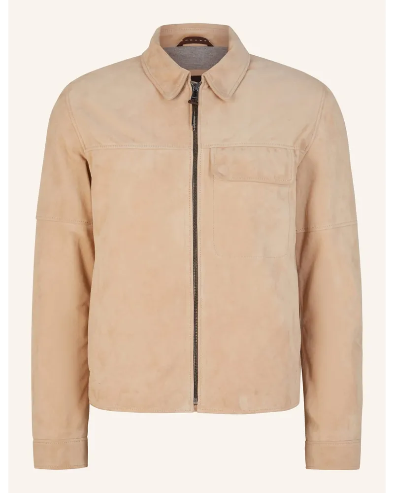 windsor. Lederjacke Beige