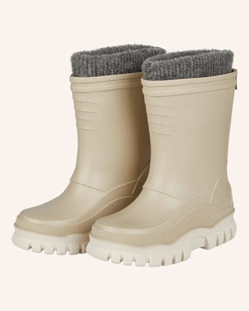Sterntaler Gummistiefel uni gefüttert Beige