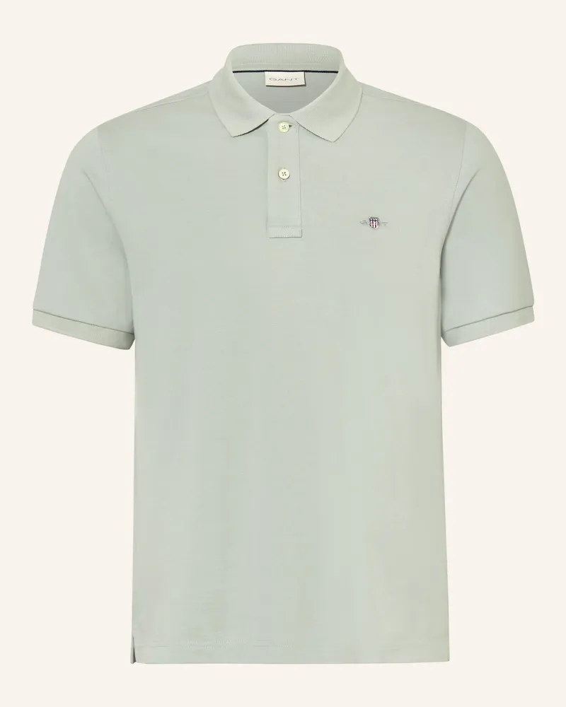 Gant Piqué-Poloshirt Hellgrün