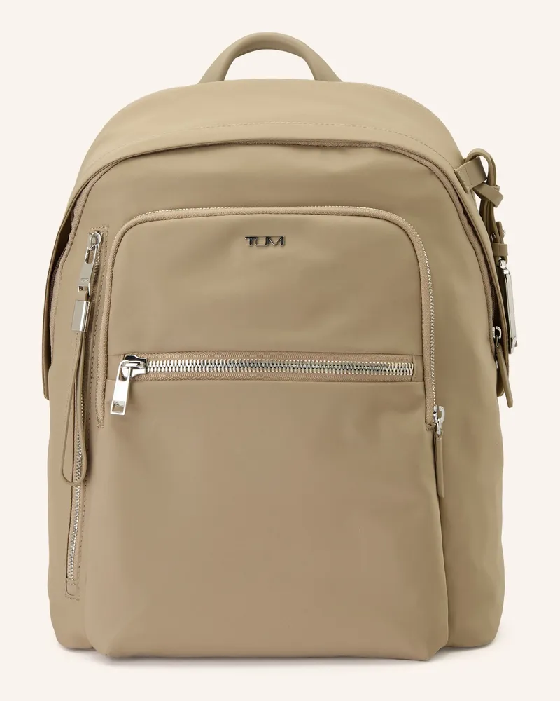 Tumi Voyageur Rucksack Halsey Mit Laptop-Fach beige Taupe
