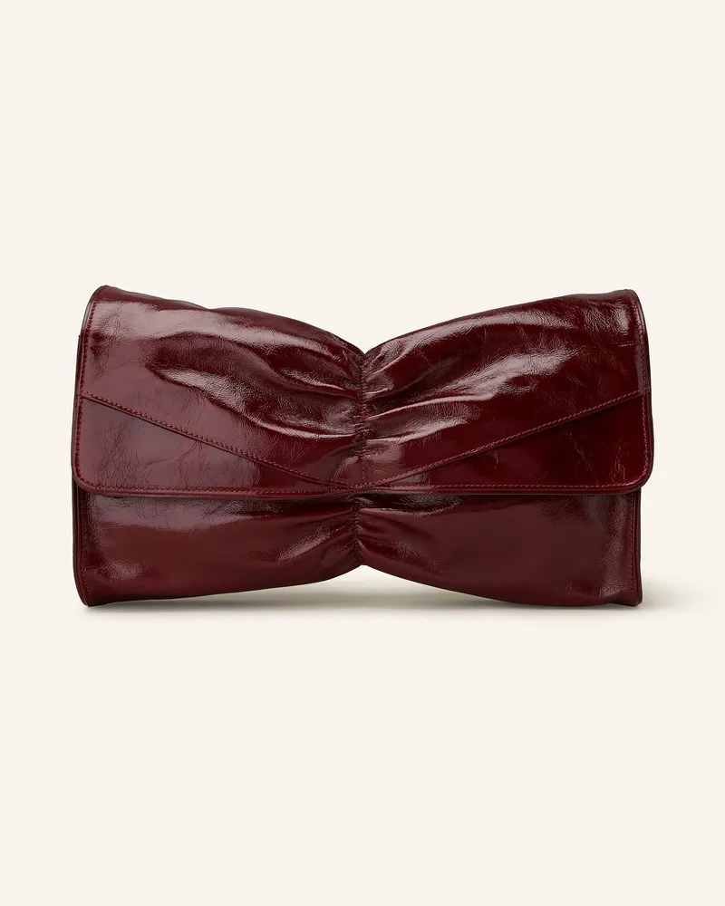 ba&sh Clutch STEVIE Dunkelrot