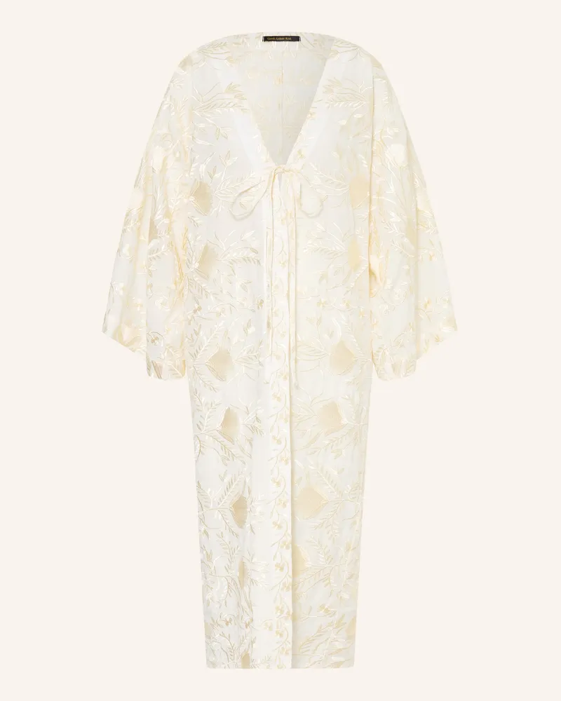 Greek Archaic Kori Kimono Blossom Mit 3/4-Arm weiss Creme