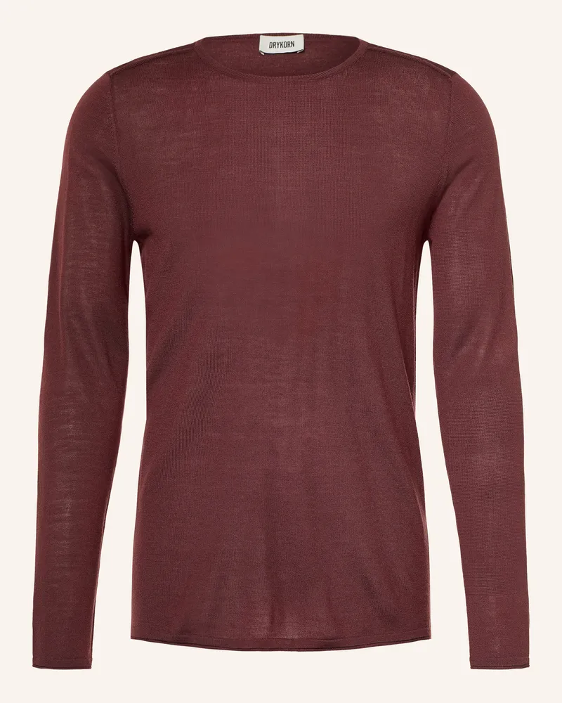 Drykorn Pullover Rikono rot Dunkelrot