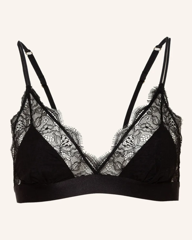 LOVE Stories Triangel-BH LOVE LACE EVERGREENS Schwarz