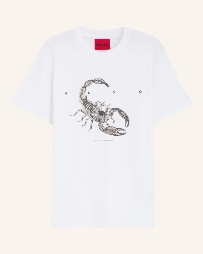 HUGO BOSS T-Shirt Discorb weiss Weiss