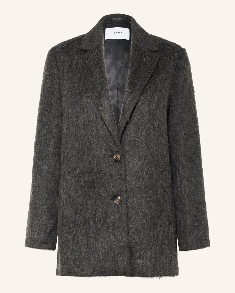 COMMA Longblazer schwarz Dunkelgrau