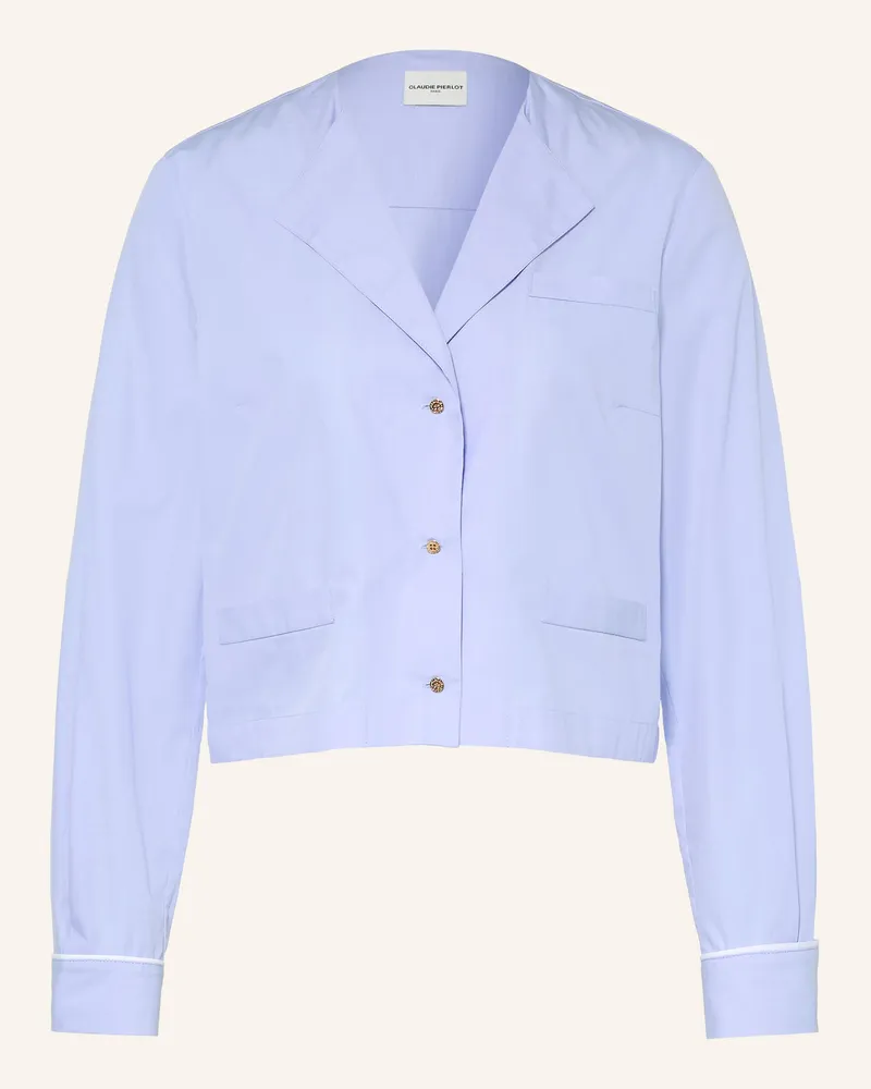 Claudie Pierlot Bluse blau Hellblau