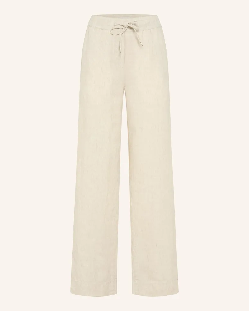 Brax Marlenehose Farina Aus Leinen beige Beige