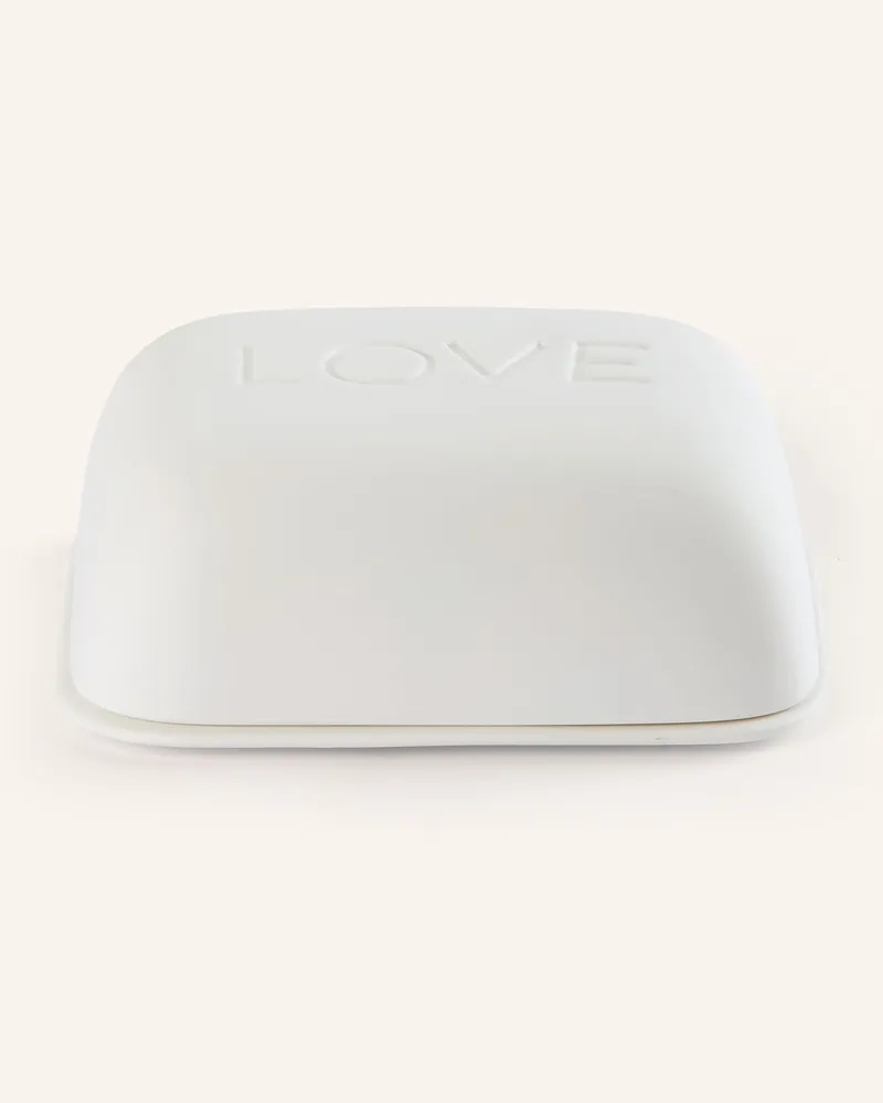 räder Butterdose LOVE Weiss