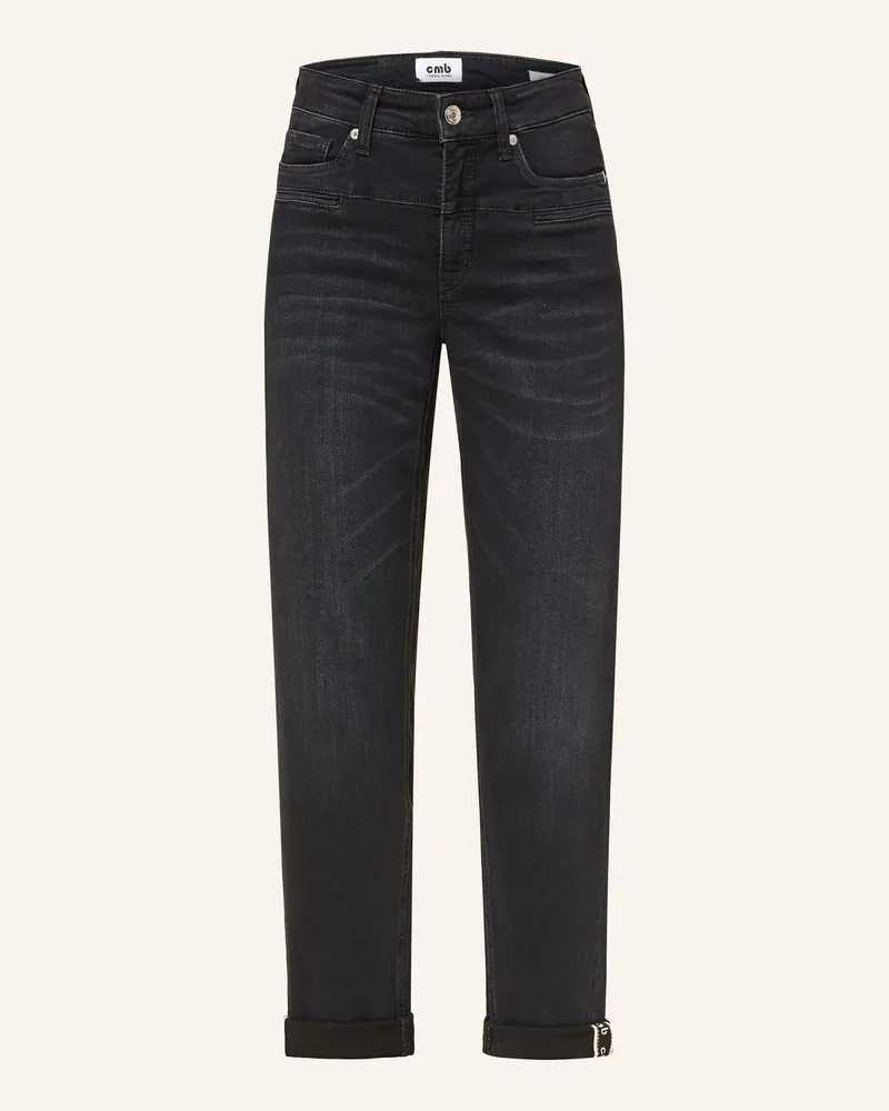Cambio Cropped Jeans PEARLIE Schwarz