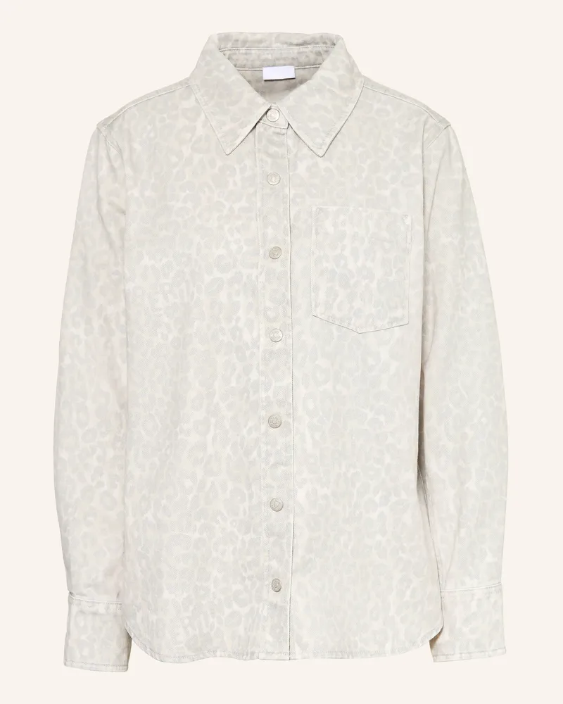 Lala Berlin Jeans-Overshirt OLIVIA Hellgrau