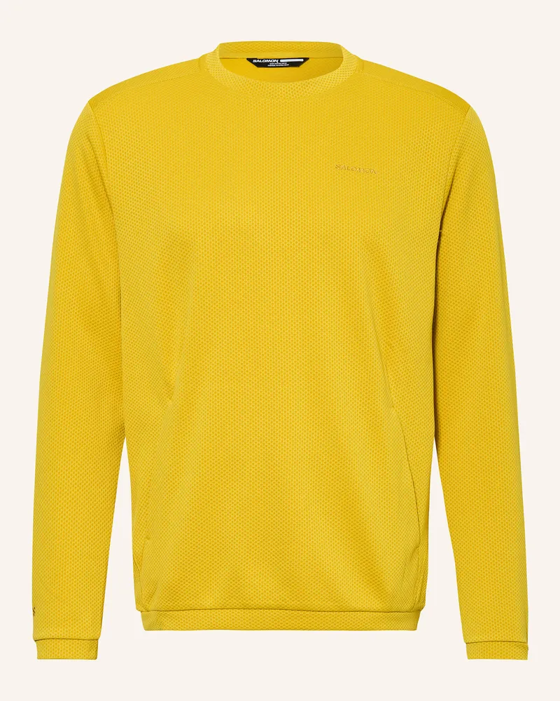Salomon Longsleeve MOTOMESH Gelb