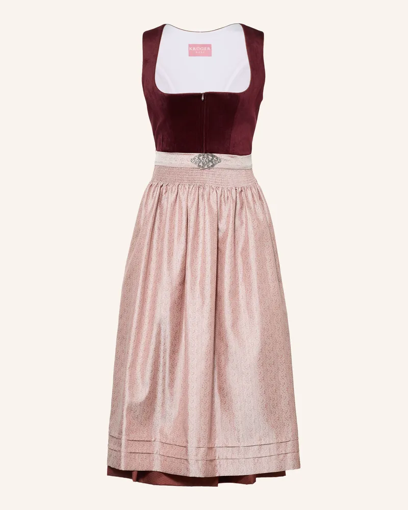 Krüger Dirndl Aurela rot Dunkelrot