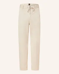 HUGO BOSS Hose CHINO im Jogging-Stil Tapered Fit Beige