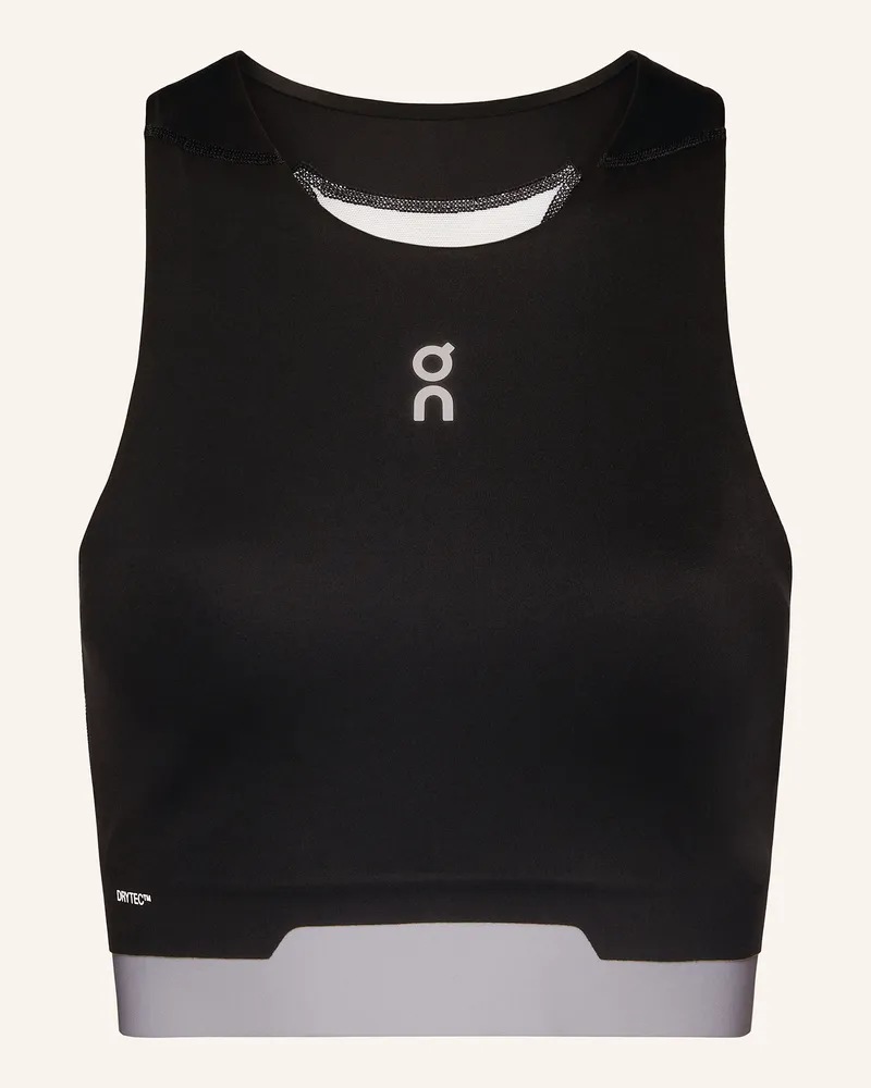 ON Cropped-Top TRAIN Schwarz