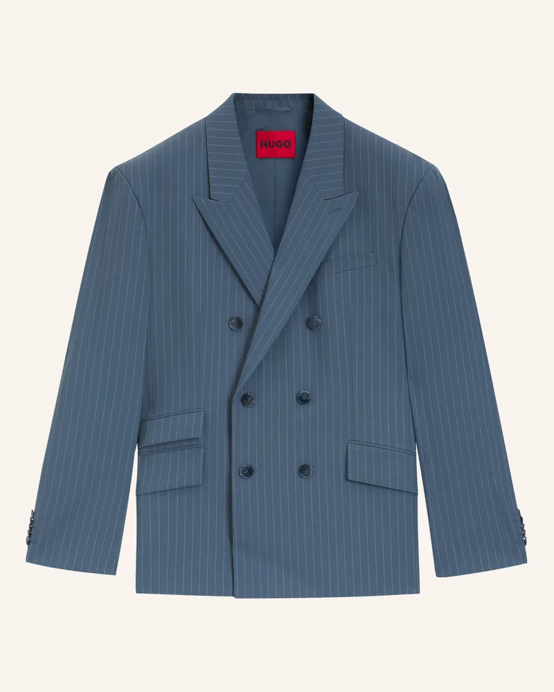HUGO BOSS Blazer ULIK261X Oversize Fit Blau