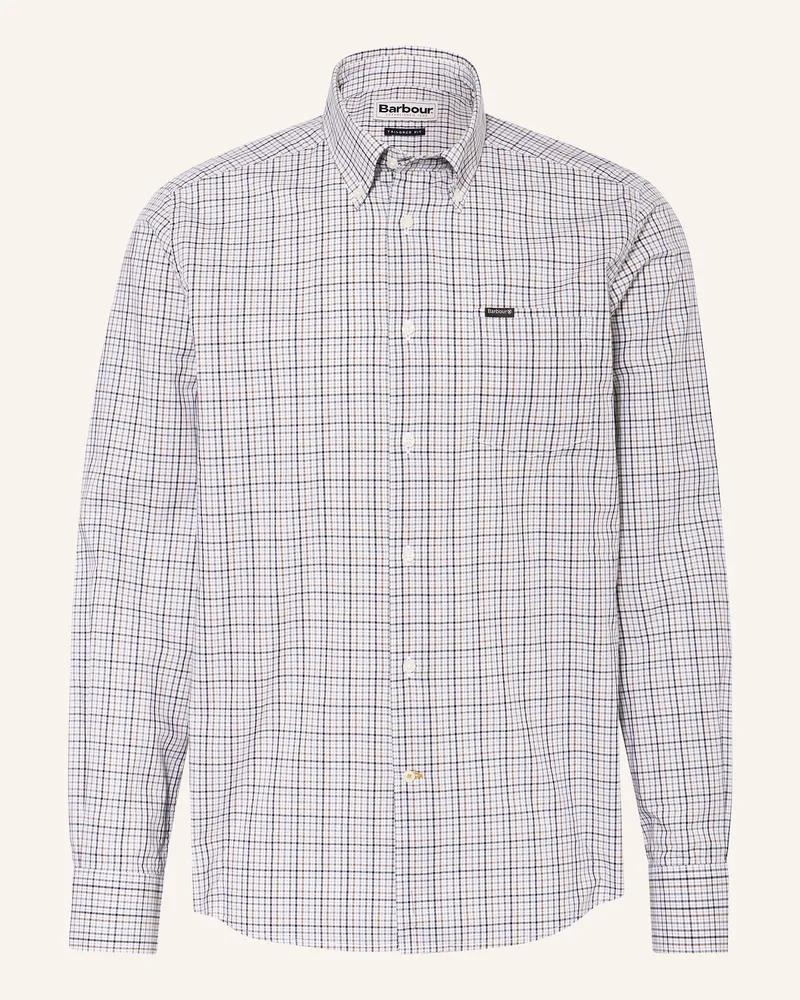 Barbour Hemd WINDALE Tailored Fit Weiss