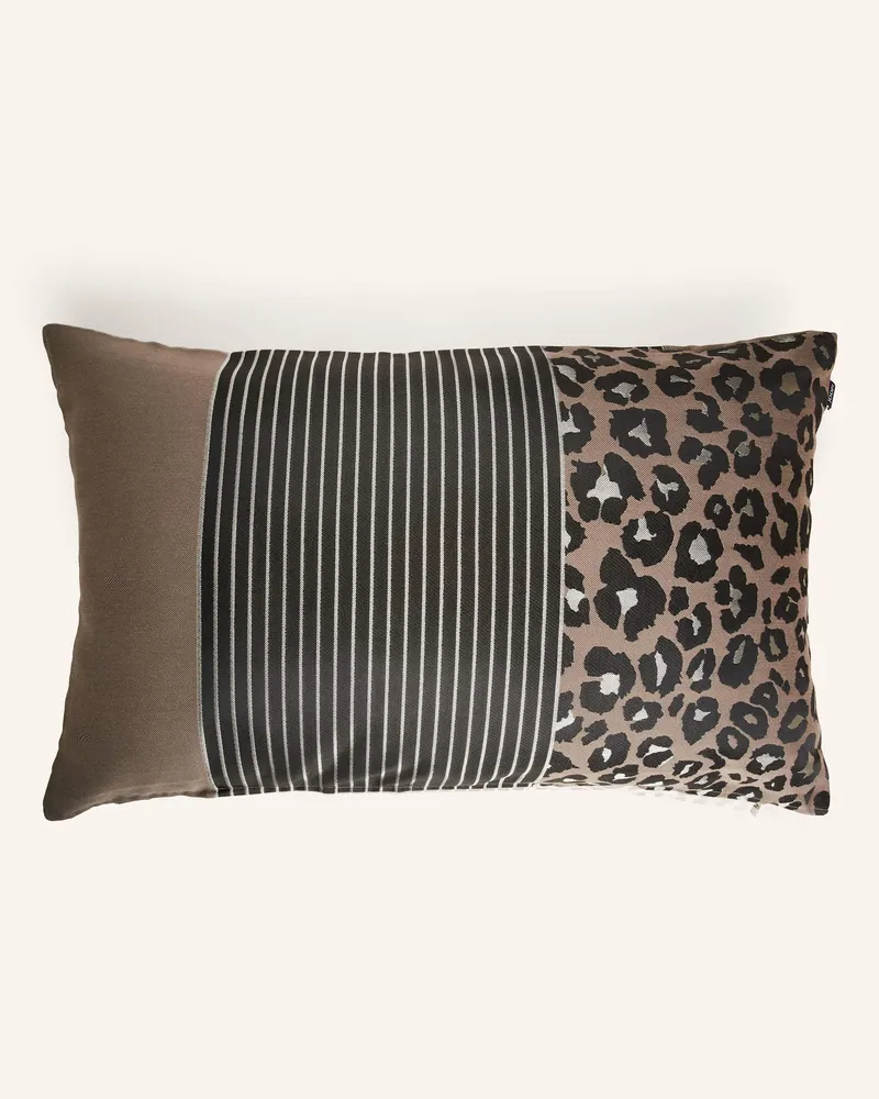 JOOP! Dekokissenhülle J!Leo beige Braun