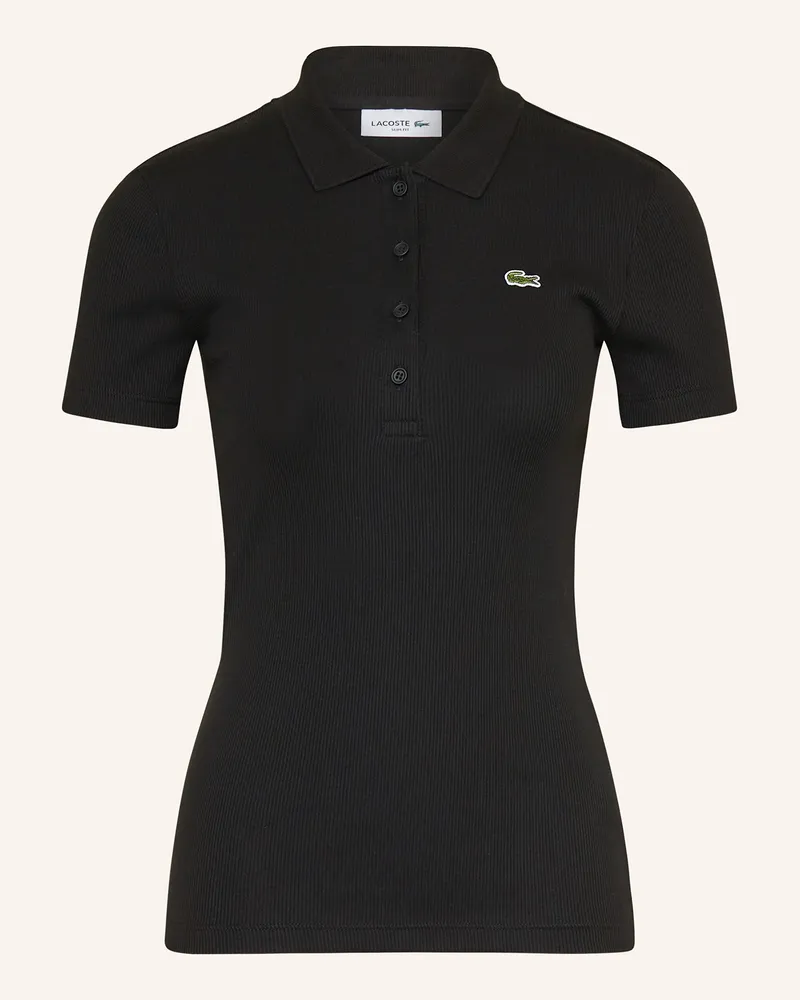 Lacoste Jersey-Poloshirt schwarz Schwarz
