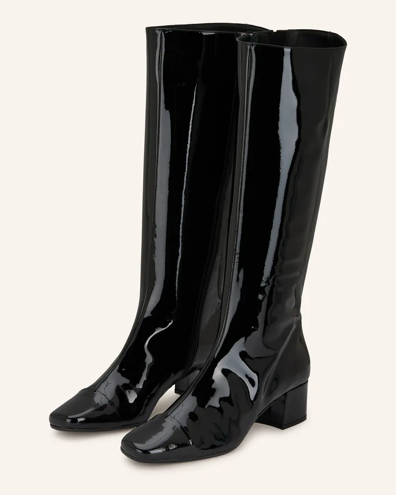 Carel Lackstiefel MALAGA Schwarz