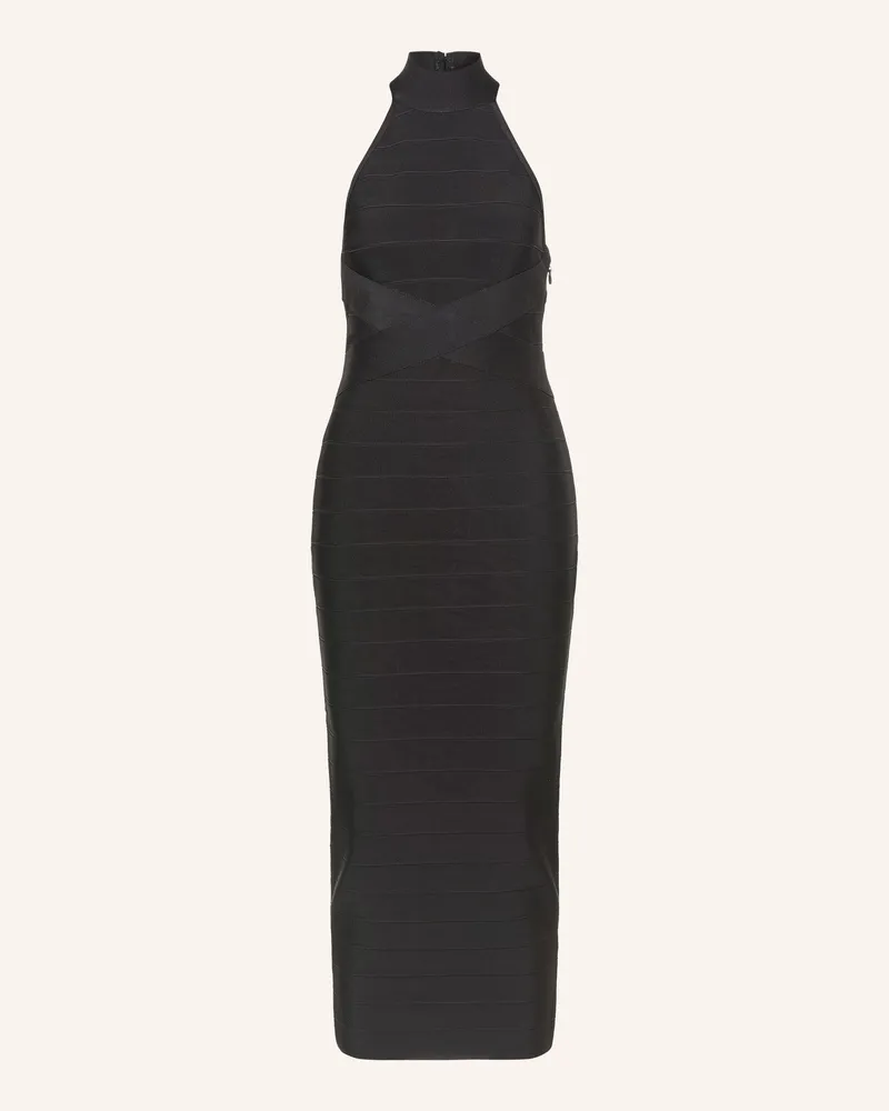 Retrofête Strickkleid Runa schwarz Schwarz