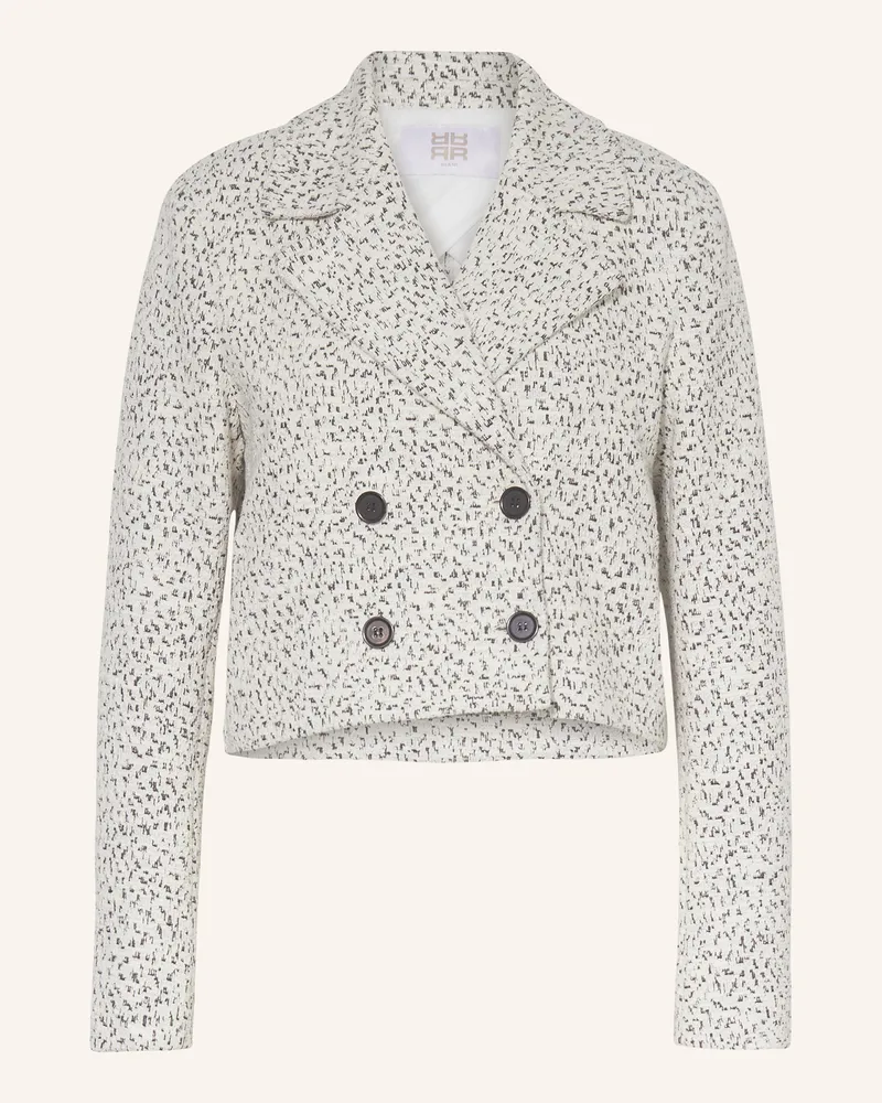 Riani Tweed-Jacke Weiss