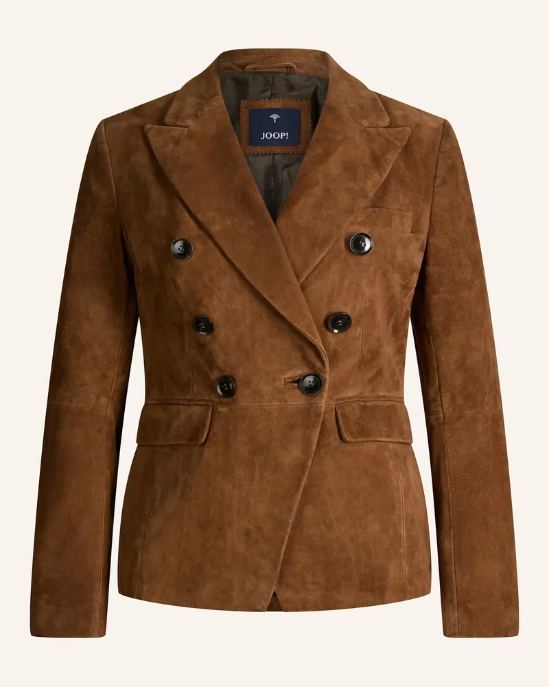 JOOP! Lederblazer Braun