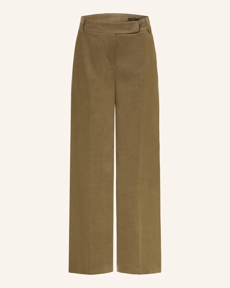 windsor. Marlenehose aus Cord Grün