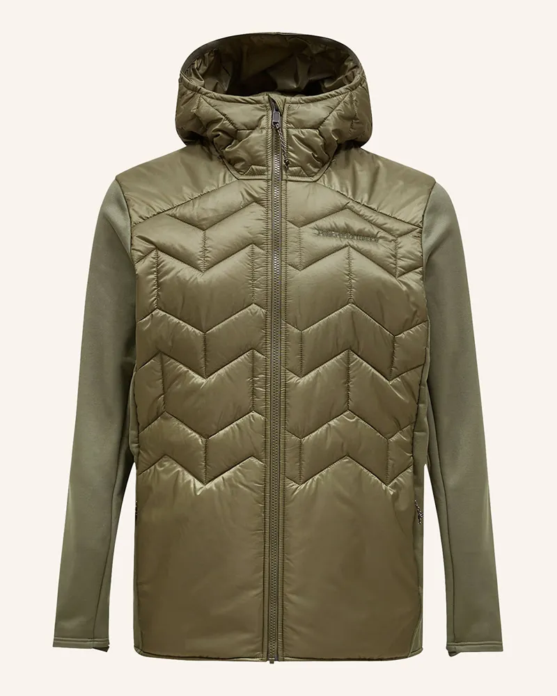 Peak Performance Hybrid-Steppjacke ELEVATE LINER Khaki
