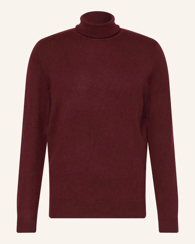 Strokesman's Strokesman Rollkragenpullover Aus Cashmere rot Dunkelrot
