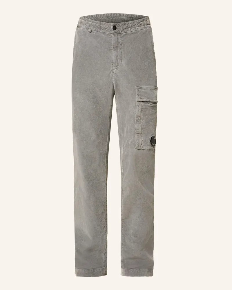 C.P. Company Cargohose Regular Fit aus Cord Grau