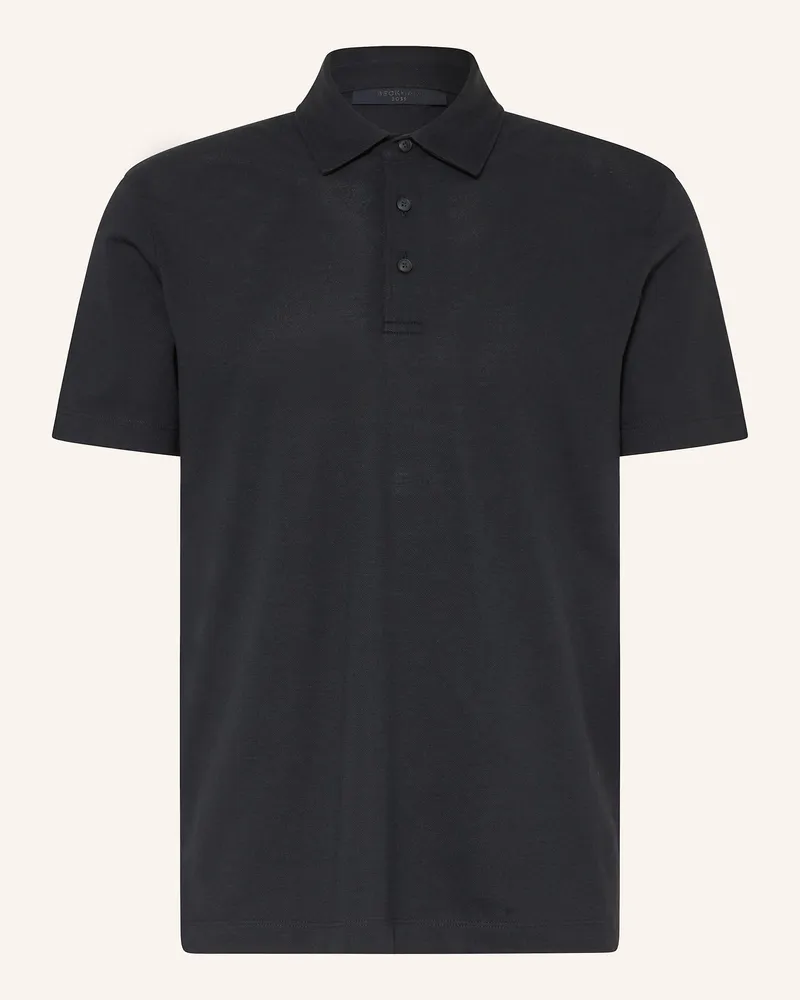 HUGO BOSS Piqué-Poloshirt PARRIS Dunkelblau