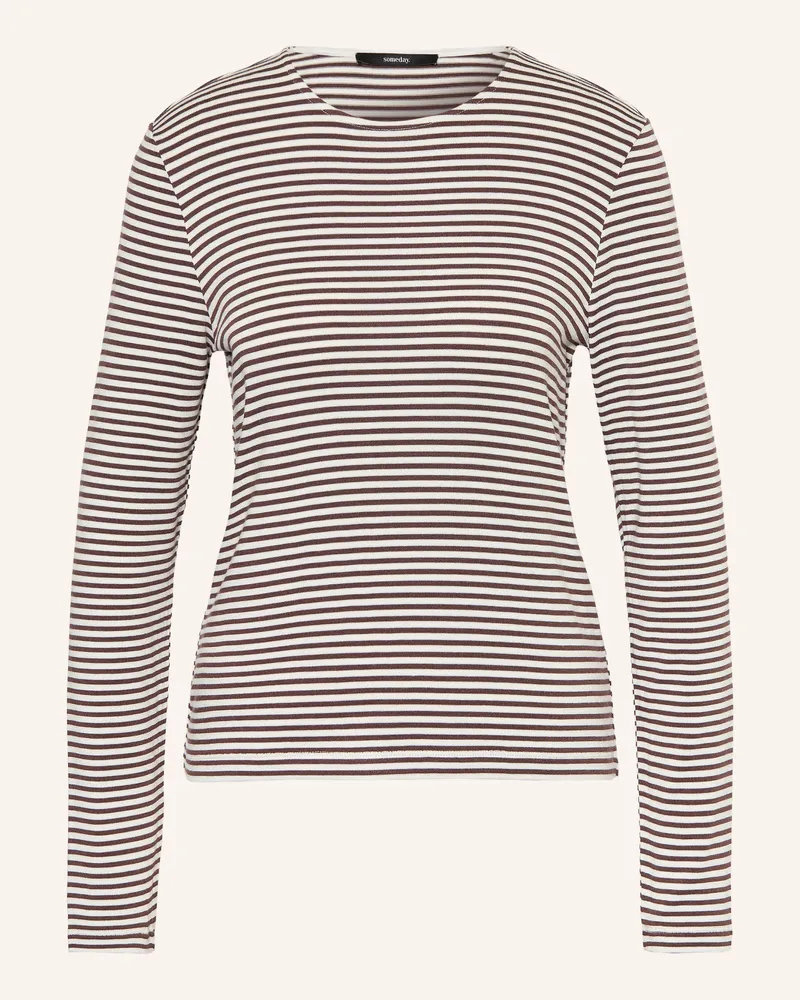 someday. Longsleeve Kamaja braun Dunkelbraun