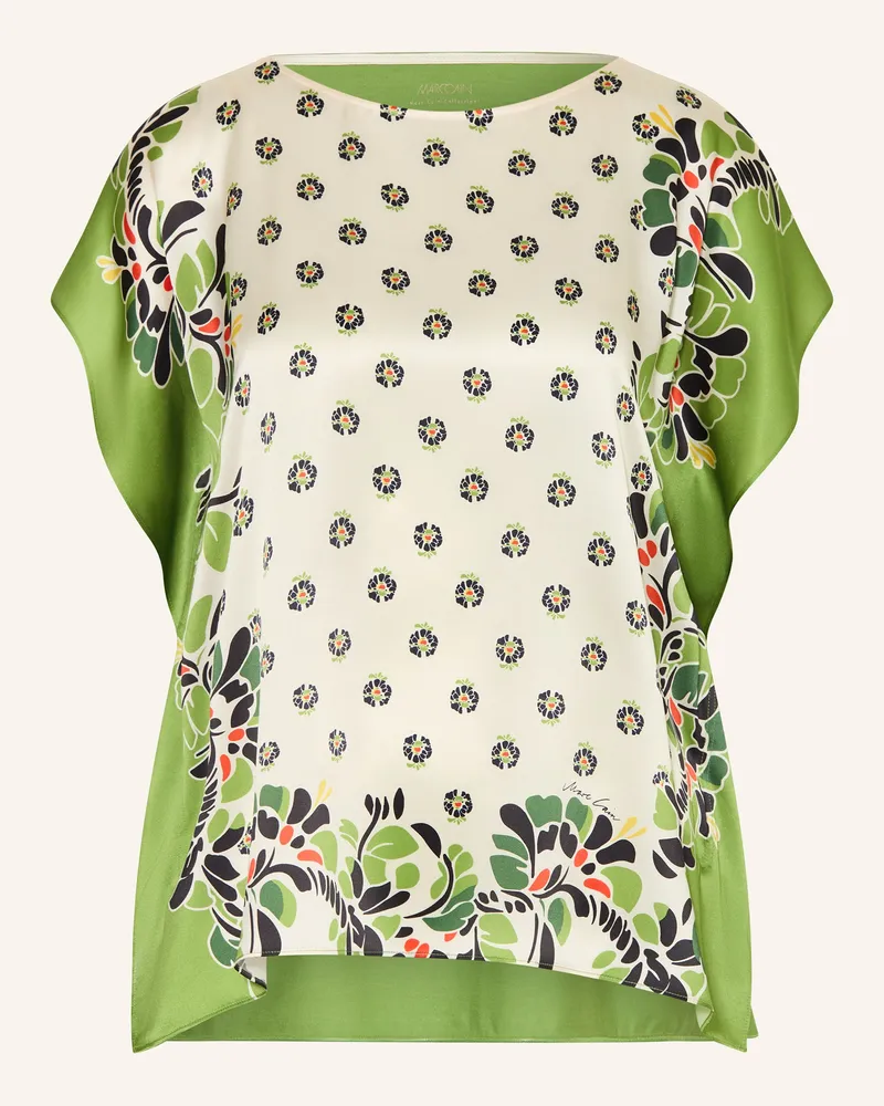 Marc Cain Blusenshirt Im Materialmix gruen 112