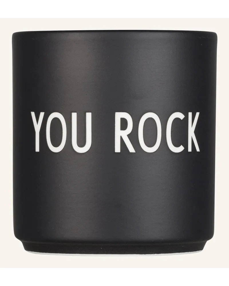 DESIGN LETTERS Becher YOU ROCK Schwarz