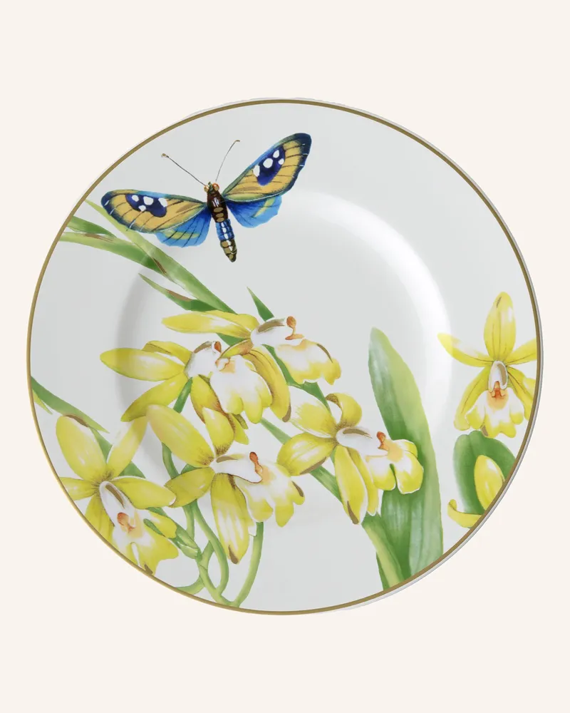 Villeroy & Boch Brotteller Amazonia weiss Gelb