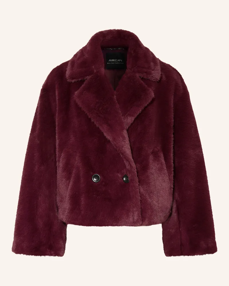 Marc Cain Kunstfell-Jacke rot 296