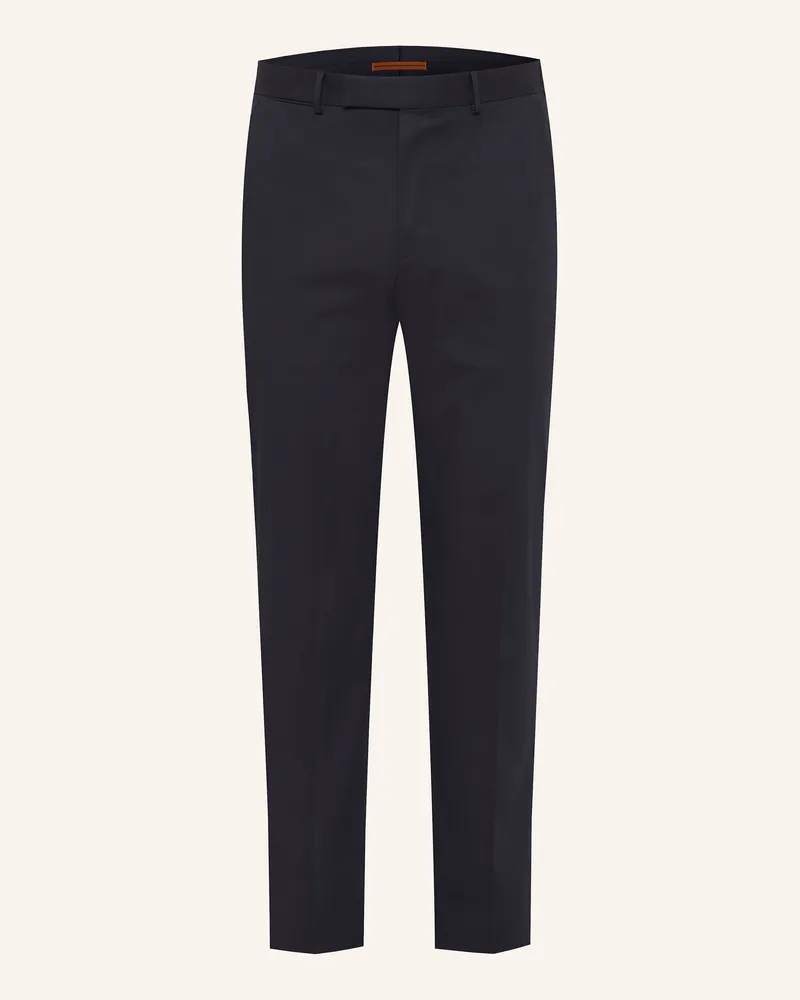 Ermenegildo Zegna Chino Regular Fit blau Dunkelblau