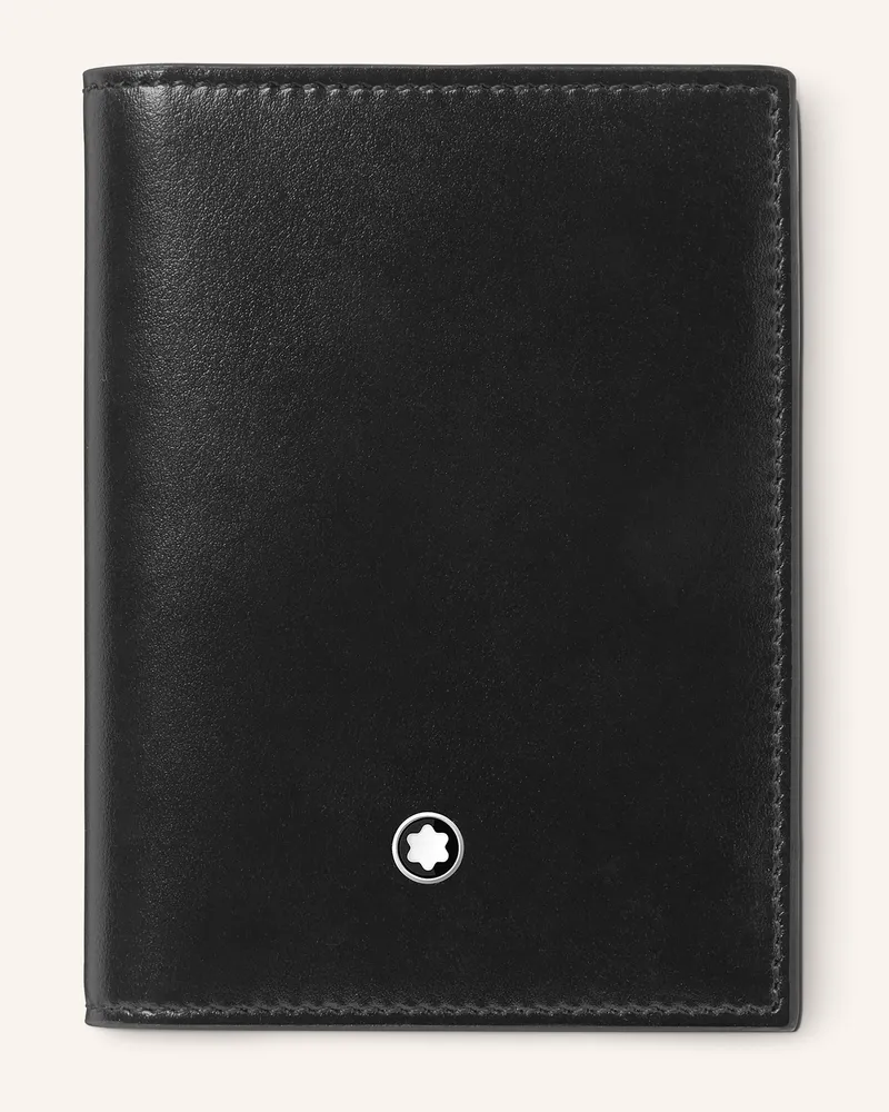 Montblanc Kartenetui Meisterstück schwarz Schwarz