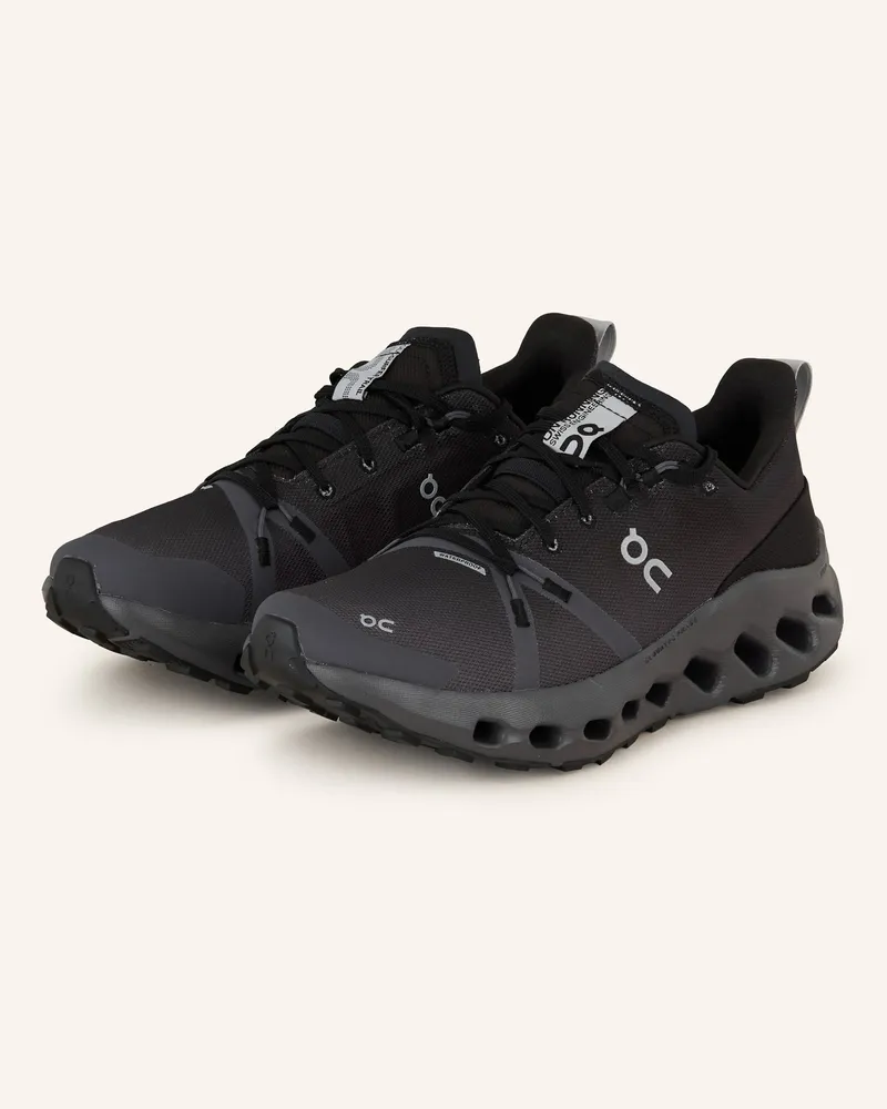ON Trailrunning-Schuhe CLOUDSURFER TRAIL WATERPROOF Schwarz