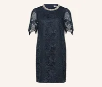 Spitzenkleid Eloise Mit Schmucksteinen blau