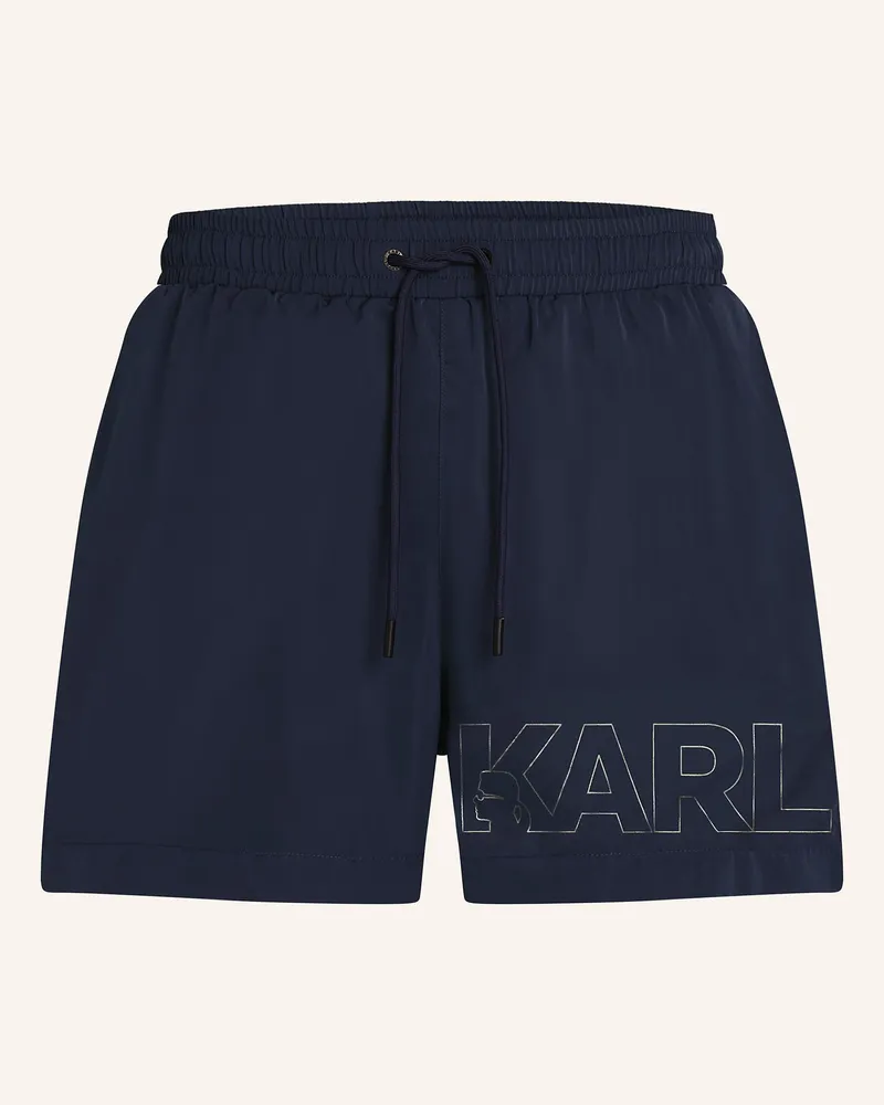 Karl Lagerfeld Badeshorts Schwarz
