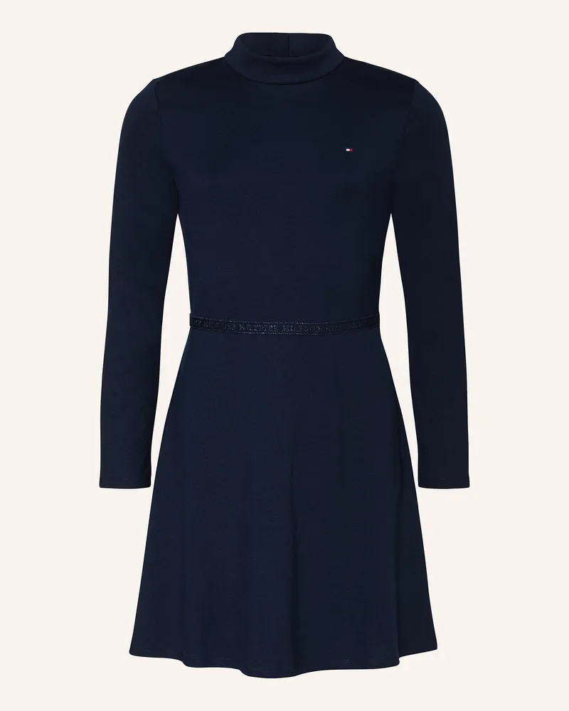 Tommy Hilfiger Jerseykleid mit Glitzergarn Dunkelblau