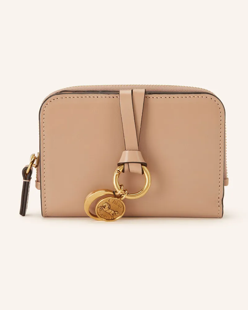 Chloé Geldbörse Alphabet beige Beige