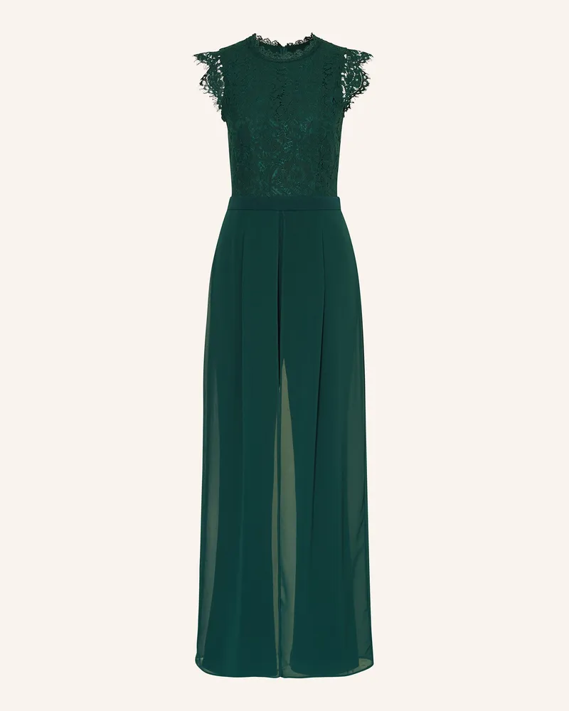 Apart Jumpsuit mit Spitze Dunkelgrün
